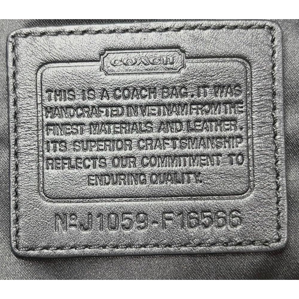 Y2K Coach F16566 Signature Jacquard North South Tote Bag & Wallet - Picture 14 of 15